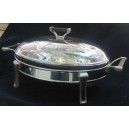 Assadeira Oval com Rechaud REGENT