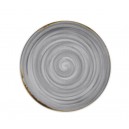 Prato Raso Cinza 28 cm